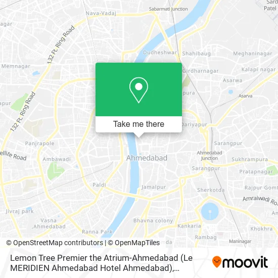 Lemon Tree Premier the Atrium-Ahmedabad (Le MERIDIEN Ahmedabad Hotel Ahmedabad) map