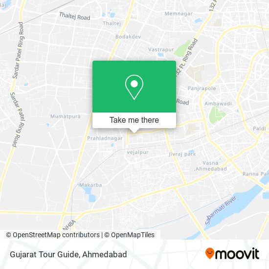 Gujarat Tour Guide map