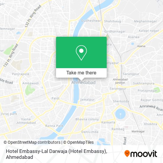 Hotel Embassy-Lal Darwaja map