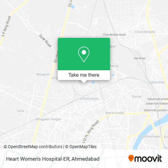 Heart Women's Hospital-ER map