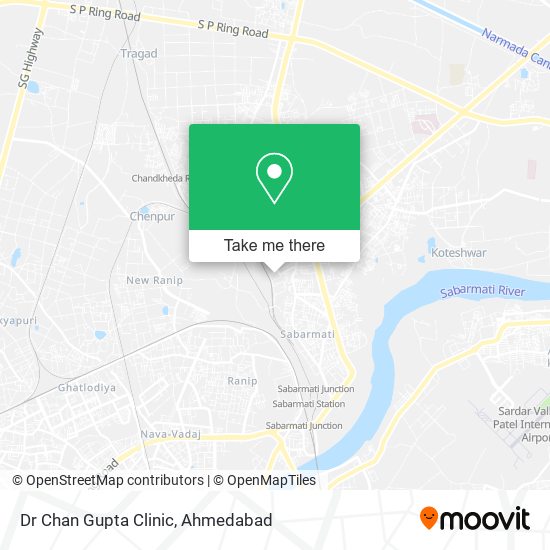 Dr Chan Gupta Clinic map