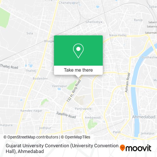 Gujarat University Convention (University Convention Hall) map