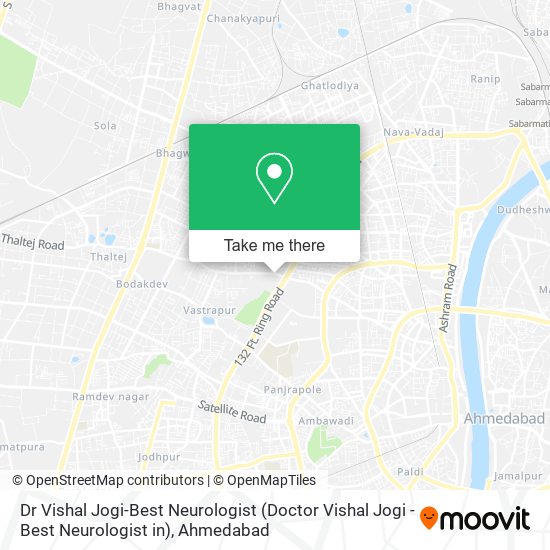Dr Vishal Jogi-Best Neurologist (Doctor Vishal Jogi - Best Neurologist in) map