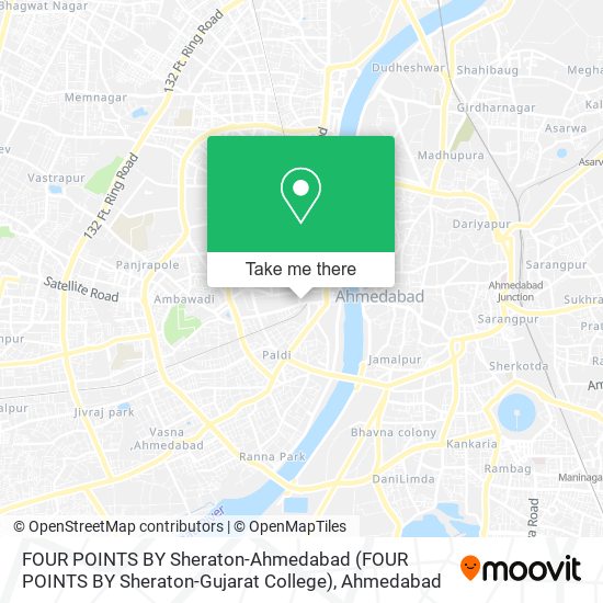 FOUR POINTS BY Sheraton-Ahmedabad (FOUR POINTS BY Sheraton-Gujarat College) map