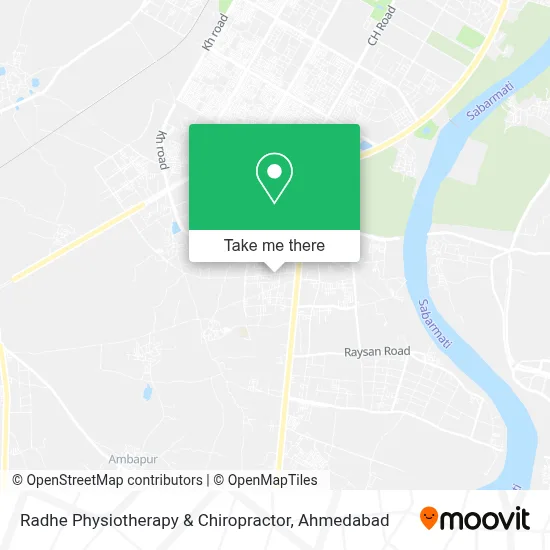 Radhe Physiotherapy & Chiropractor map