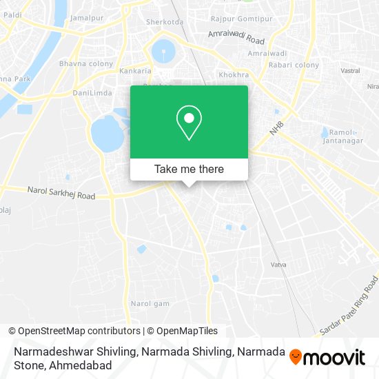 Narmadeshwar Shivling, Narmada Shivling, Narmada Stone map