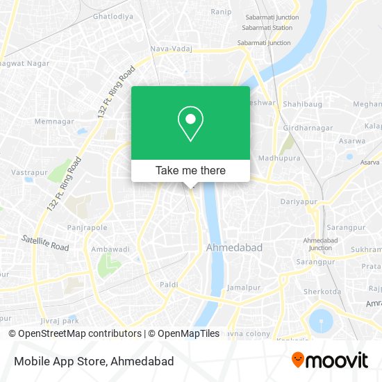 Mobile App Store map