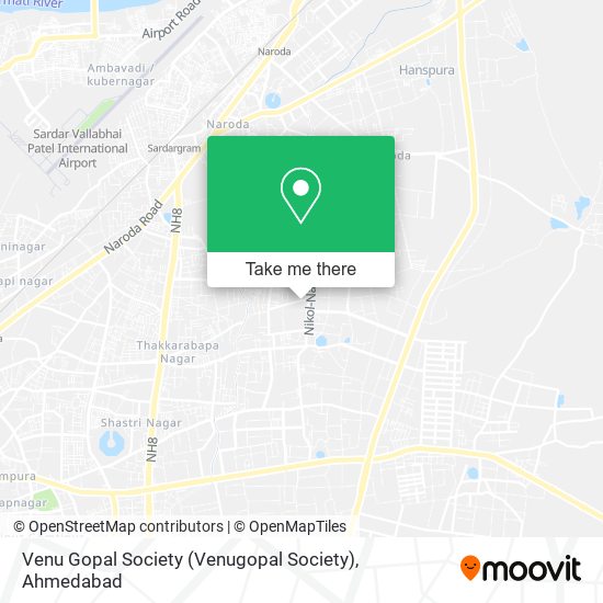 Venu Gopal Society (Venugopal Society) map