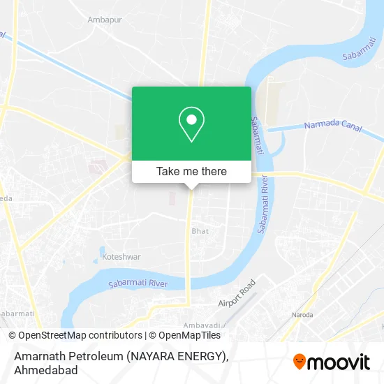 Amarnath Petroleum (NAYARA ENERGY) map