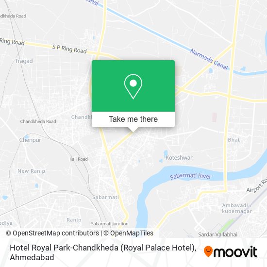 Hotel Royal Park-Chandkheda (Royal Palace Hotel) map