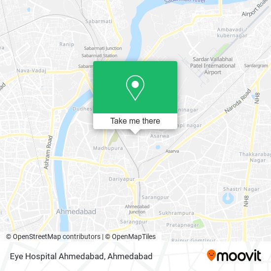 Eye Hospital Ahmedabad map