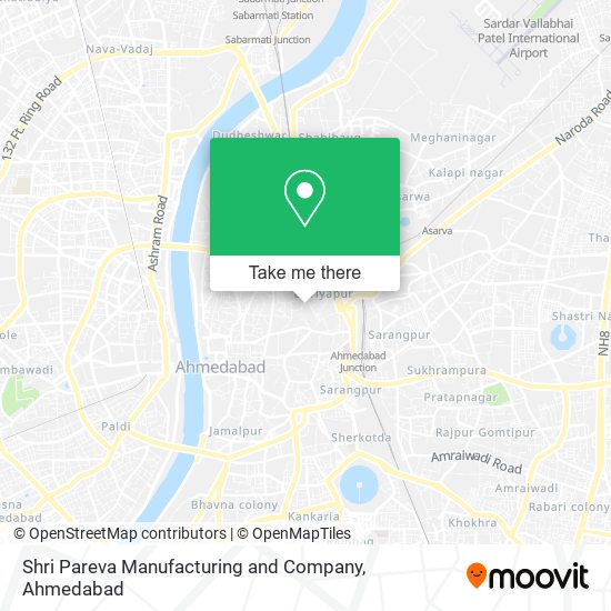 Shri Pareva Manufacturing and Company map