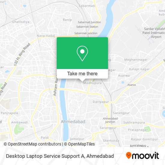 Desktop Laptop Service Support A map