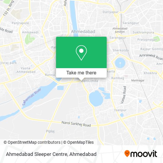 Ahmedabad Sleeper Centre map