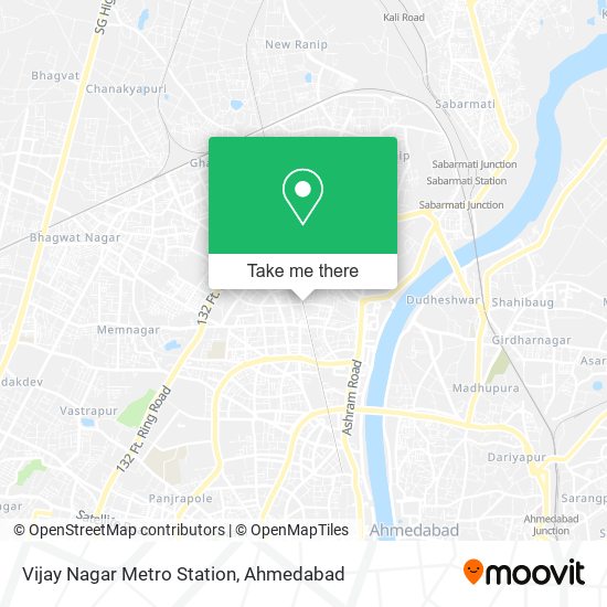 Vijay Nagar Metro Station map