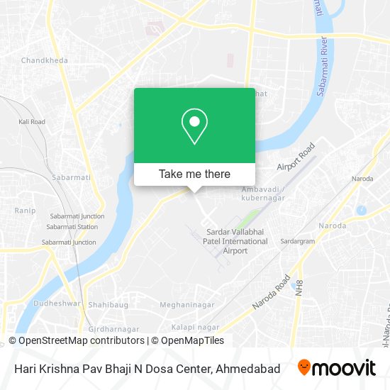 Hari Krishna Pav Bhaji N Dosa Center map