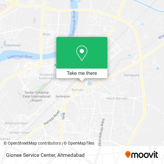 Gionee Service Center map