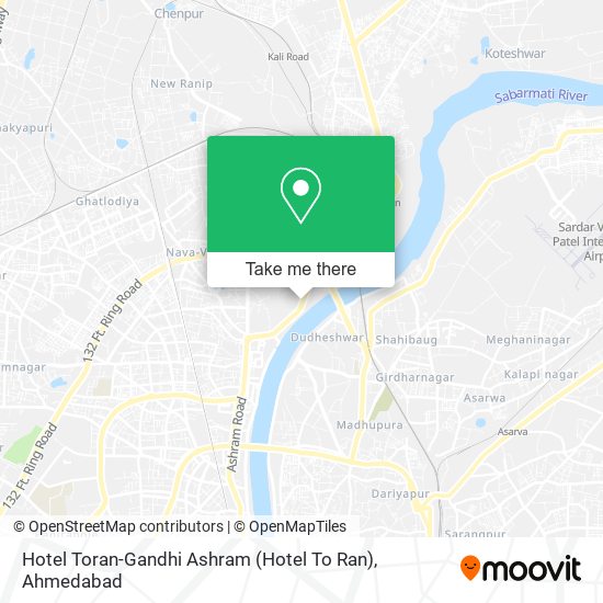 Hotel Toran-Gandhi Ashram (Hotel To Ran) map