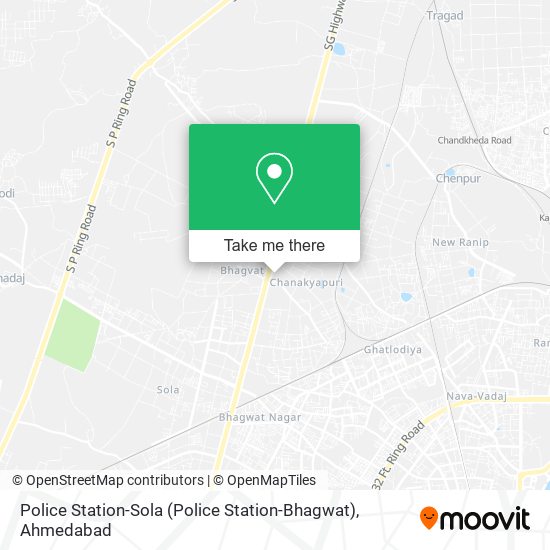 Police Station-Sola (Police Station-Bhagwat) map