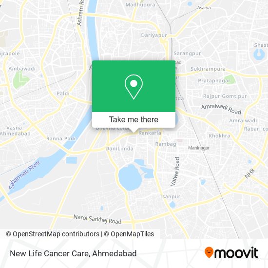 New Life Cancer Care map