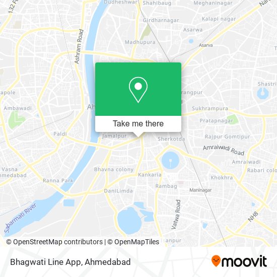 Bhagwati Line App map