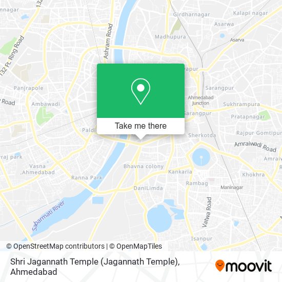 Shri Jagannath Temple map
