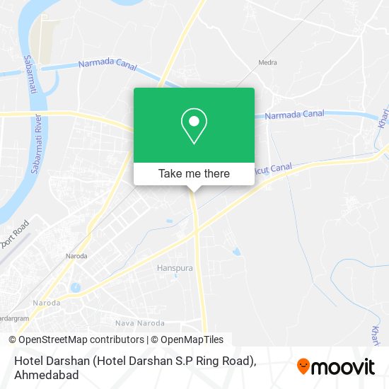 Hotel Darshan (Hotel Darshan S.P Ring Road) map