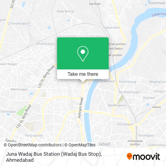 Juna Wadaj Bus Station (Wadaj Bus Stop) map