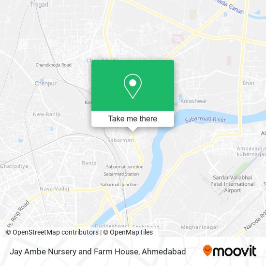 Jay Ambe Nursery and Farm House map