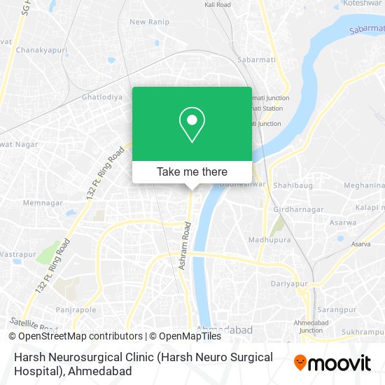 Harsh Neurosurgical Clinic (Harsh Neuro Surgical Hospital) map
