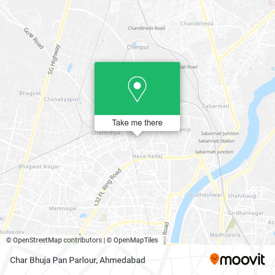 Char Bhuja Pan Parlour map