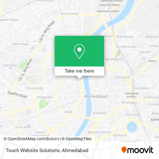 Touch Website Solutions map