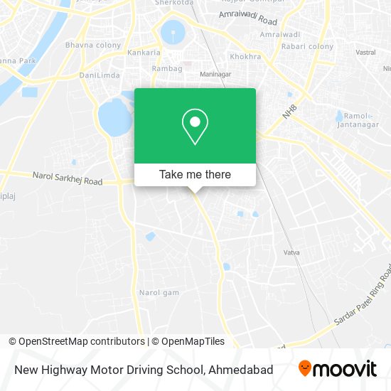 New Highway Motor Driving School map
