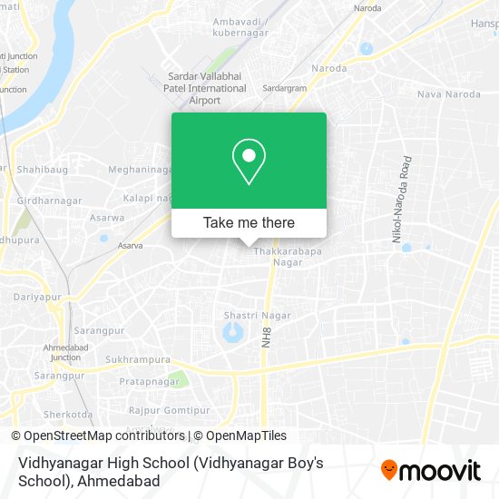 Vidhyanagar High School (Vidhyanagar Boy's School) map