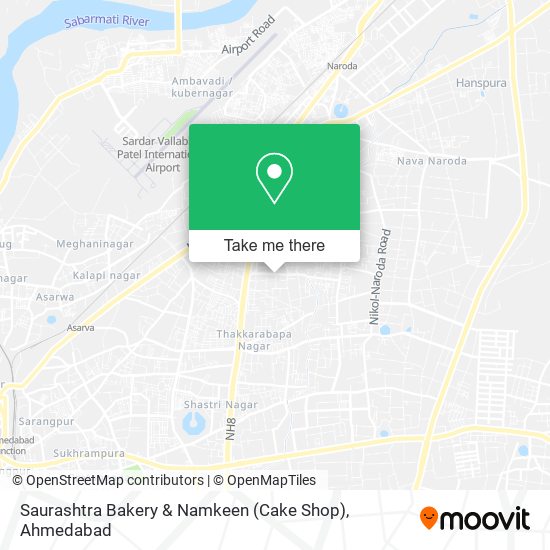Saurashtra Bakery & Namkeen (Cake Shop) map