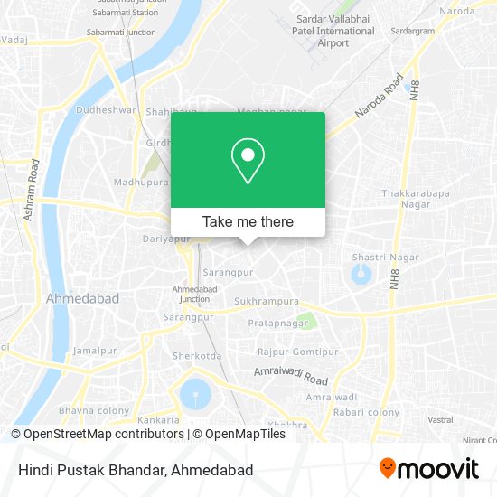 Hindi Pustak Bhandar map