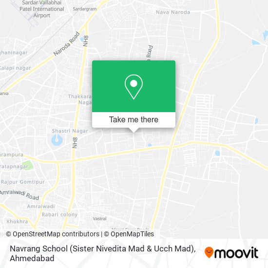 Navrang School (Sister Nivedita Mad & Ucch Mad) map