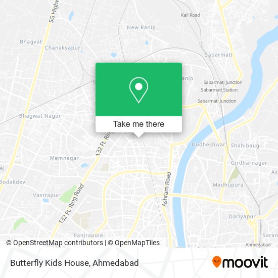 Butterfly Kids House map