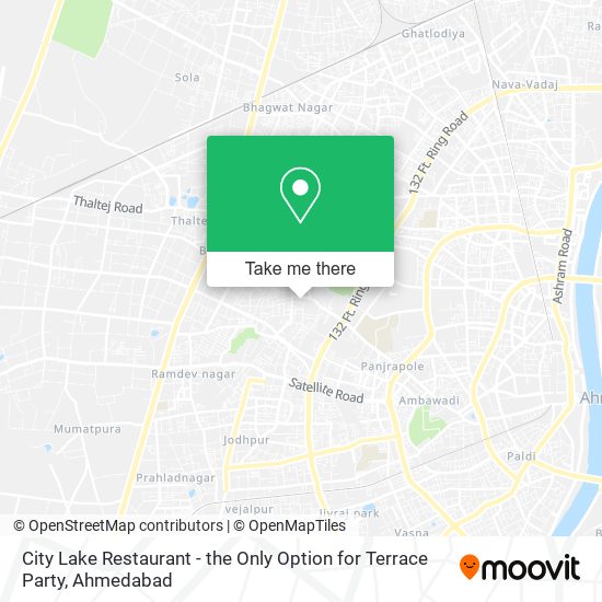 City Lake Restaurant - the Only Option for Terrace Party map