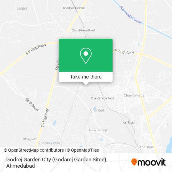 Godrej Garden City (Godarej Gardan Sitee) map