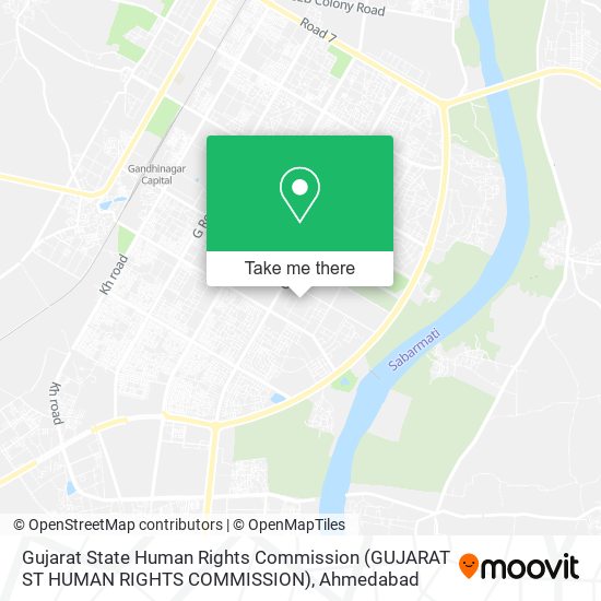 Gujarat State Human Rights Commission (GUJARAT ST HUMAN RIGHTS COMMISSION) map