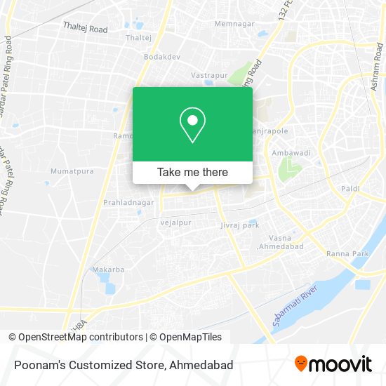 Poonam's Customized Store map