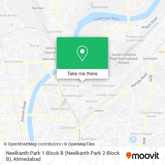 Neelkanth Park 1-Block B map