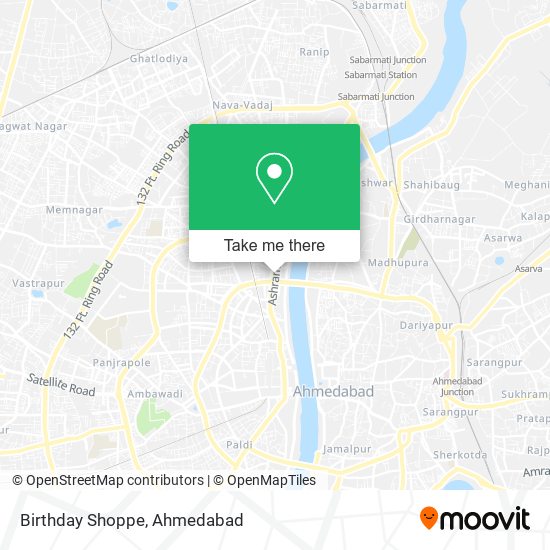Birthday Shoppe map
