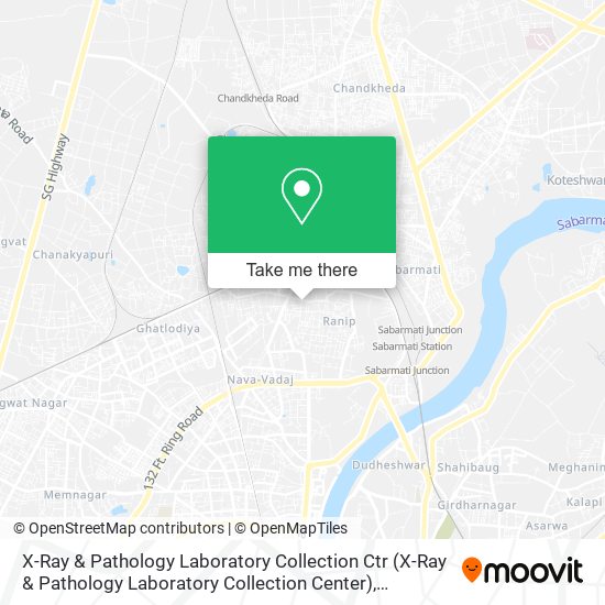 X-Ray & Pathology Laboratory Collection Ctr map