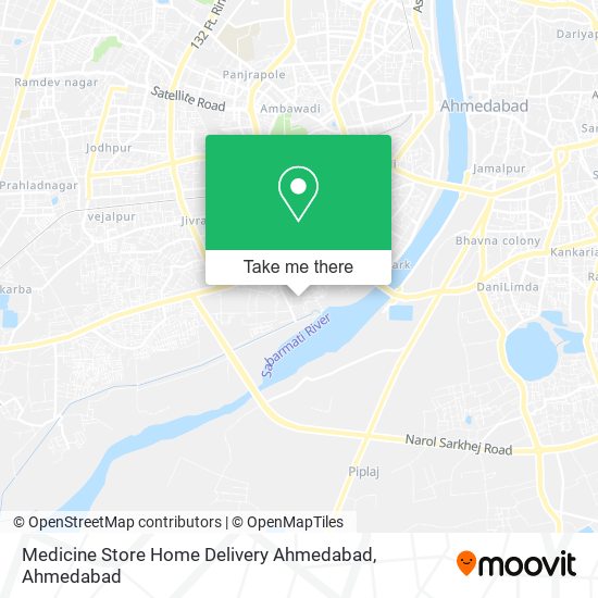 Medicine Store Home Delivery Ahmedabad map