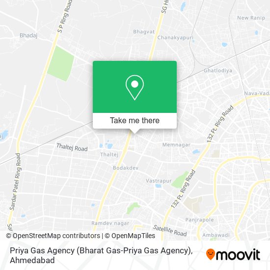 Priya Gas Agency map