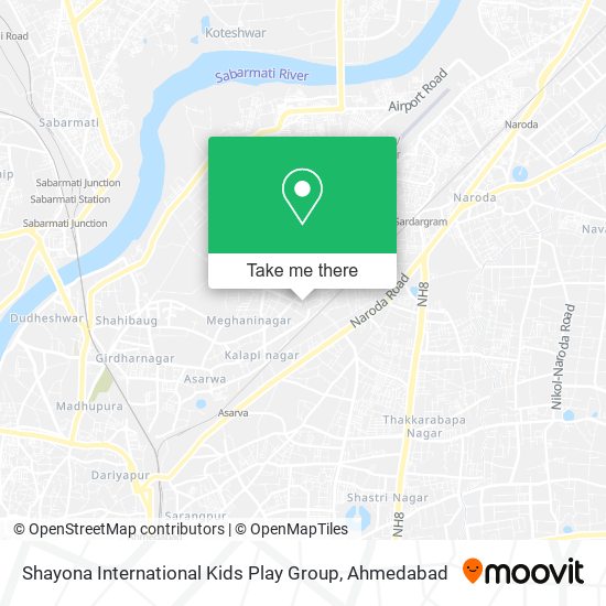 Shayona International Kids Play Group map