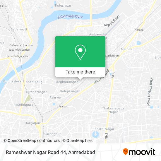 Rameshwar Nagar Road 44 map