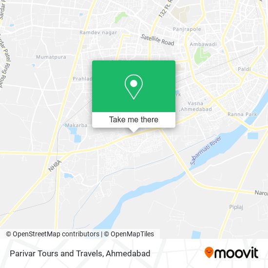 Parivar Tours and Travels map